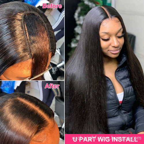 Virgin Hair Human Hair Supplier Vietnamese U Part Curly Wig HD Lace Frontal Wig 360 Lace Wigs Natural Hair